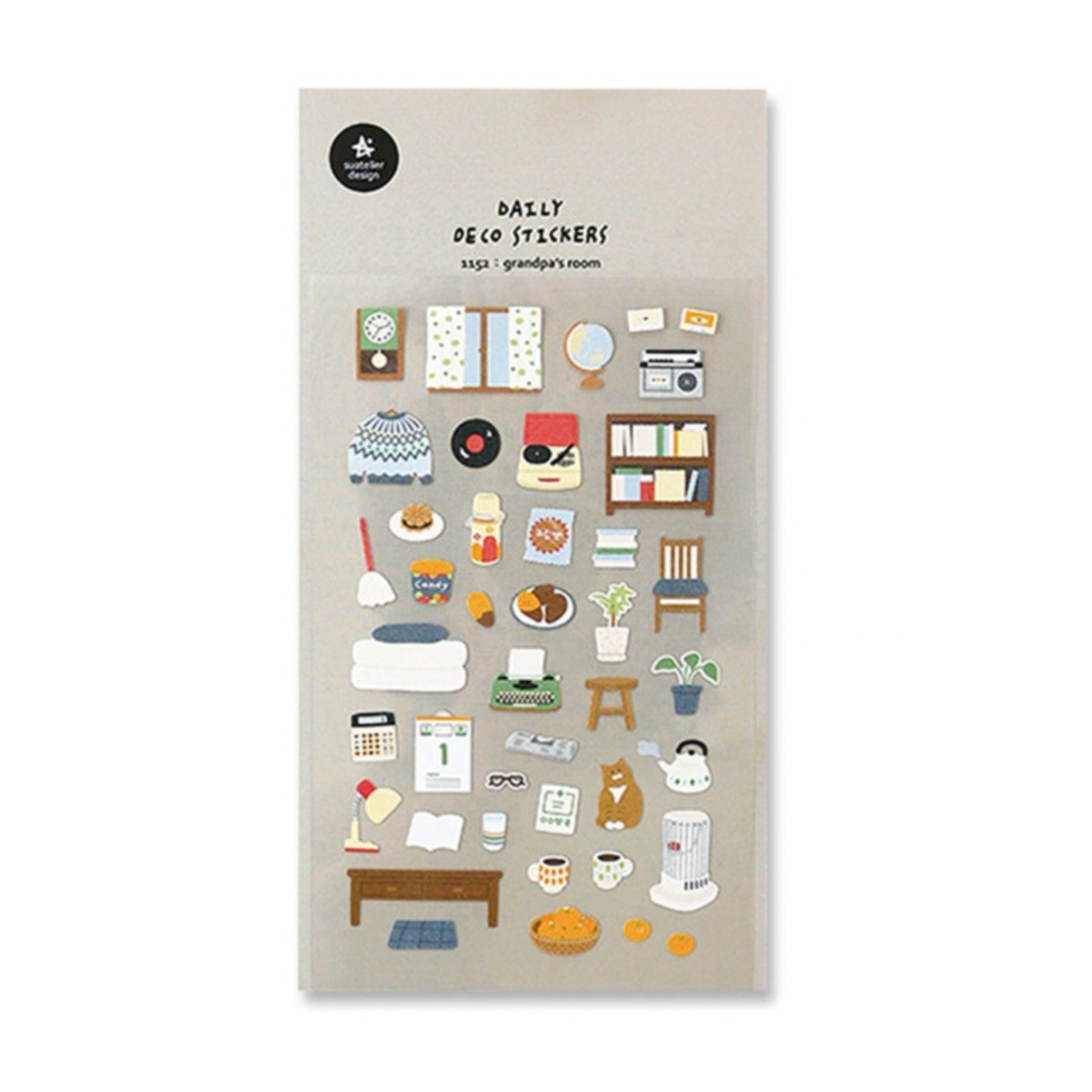 Stickers Daily Deco - Grandpa's room