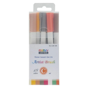 Artist Brush #1100 Marvy Huchida - set 18 colori C
