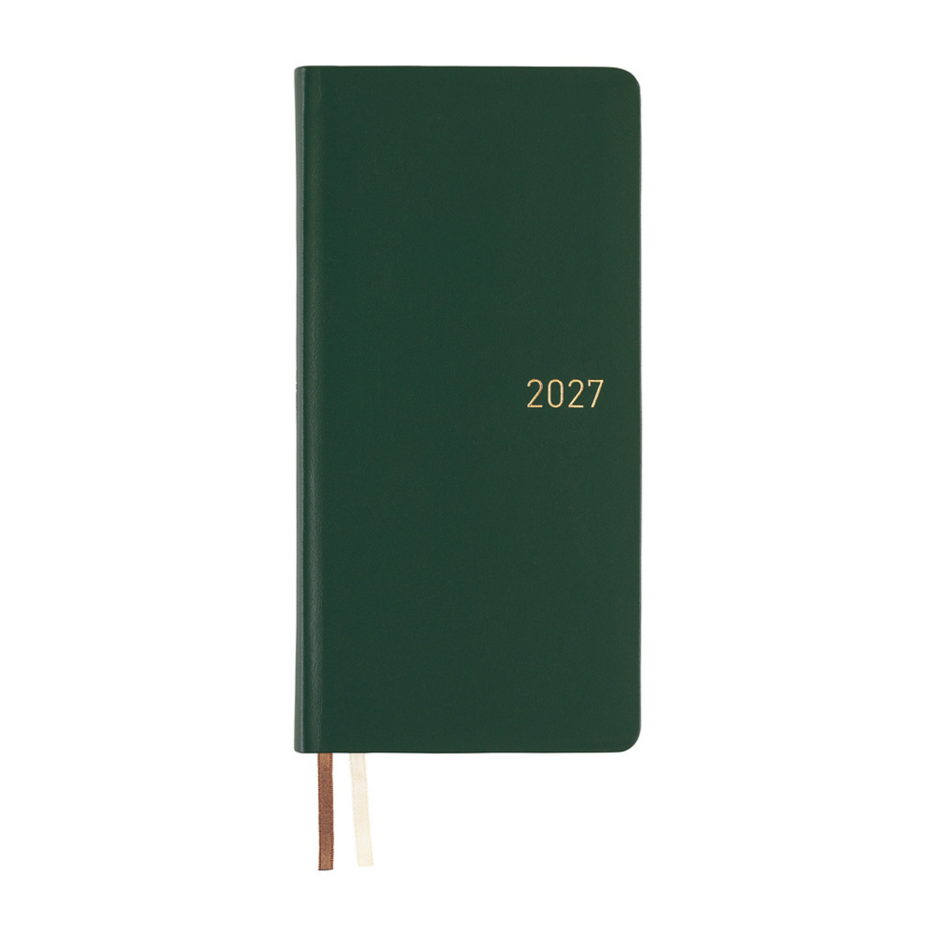 Hobonichi Weeks 2027 - Leather Forest Green
