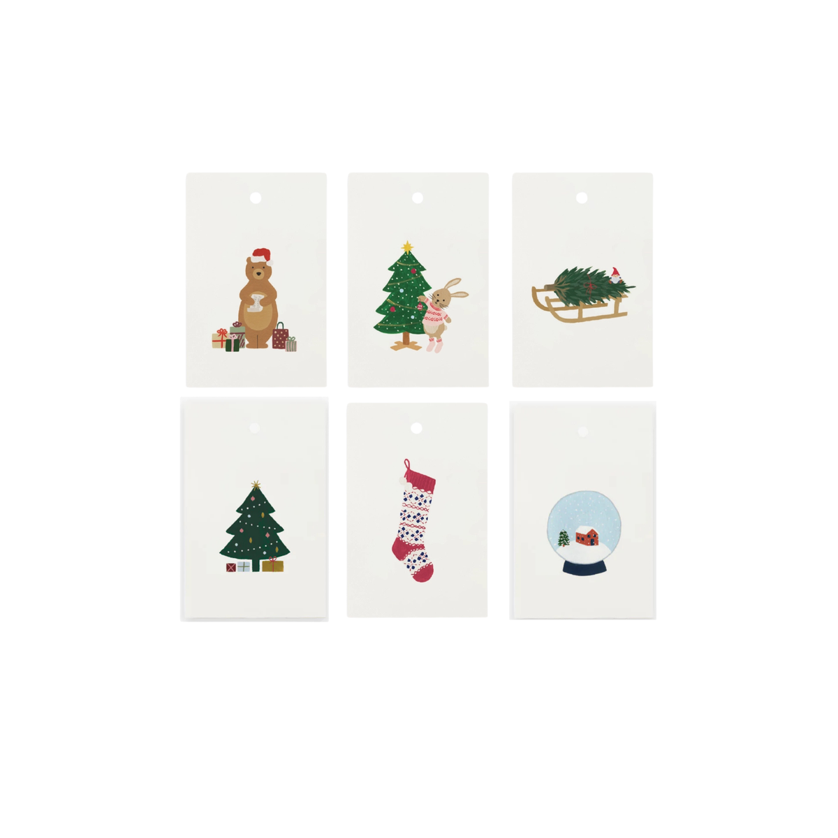 Etichetta Regalo di Natale - Albero di Natale