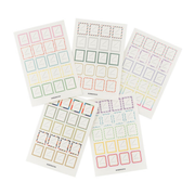 Hobonichi Accessories - Frame Stickers for Dates