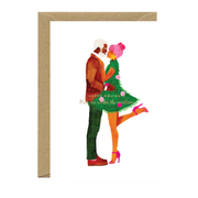 Biglietto Mistletoe Cute Lovers