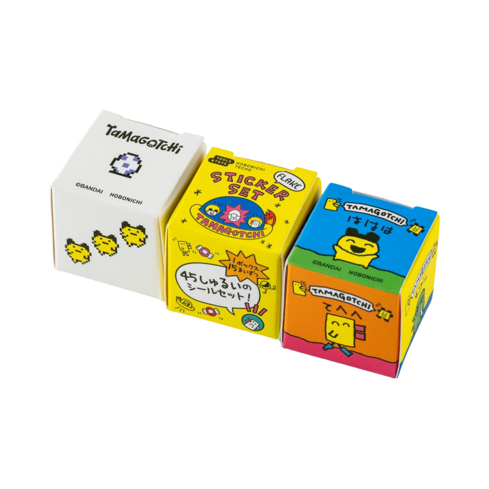 Hobonichi Accessories: Tamagotchi: Flake Stickers (Set of 3 Boxes)