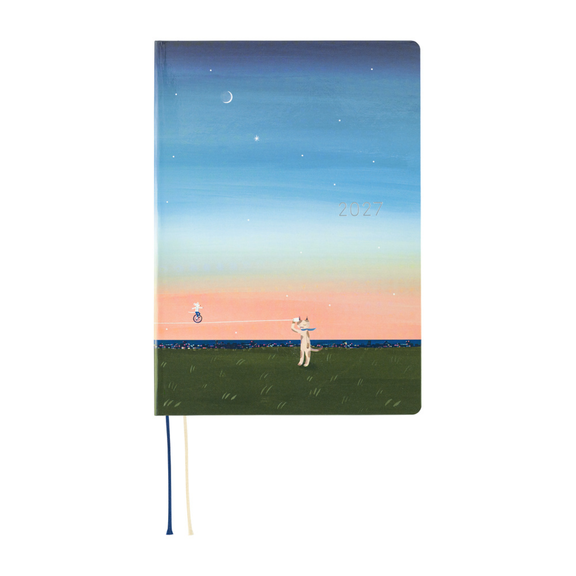Hobonichi HON A5 2027  - Hiroko Kubota String Telephone Until the Moon is Full