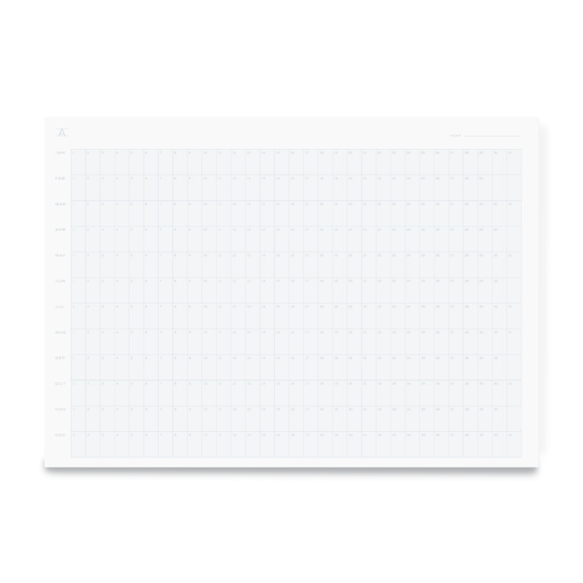 Undated Wall Calendar