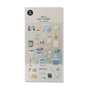 Stickers Daily Deco - Retro office