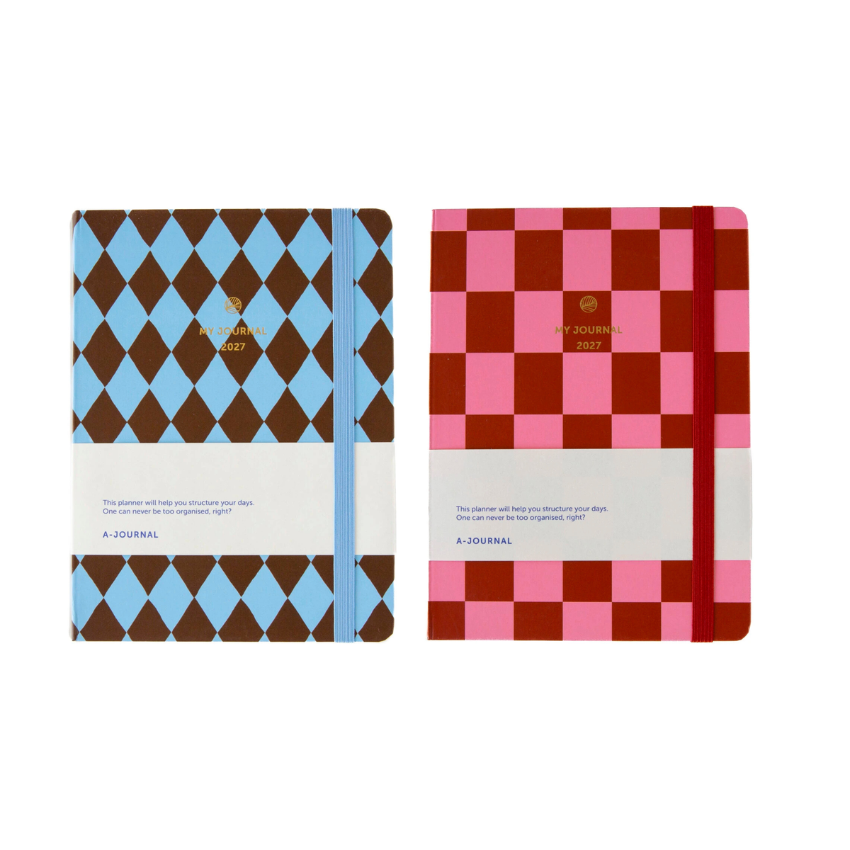 Agenda My Journal Diary 2027 - A5 Checkered