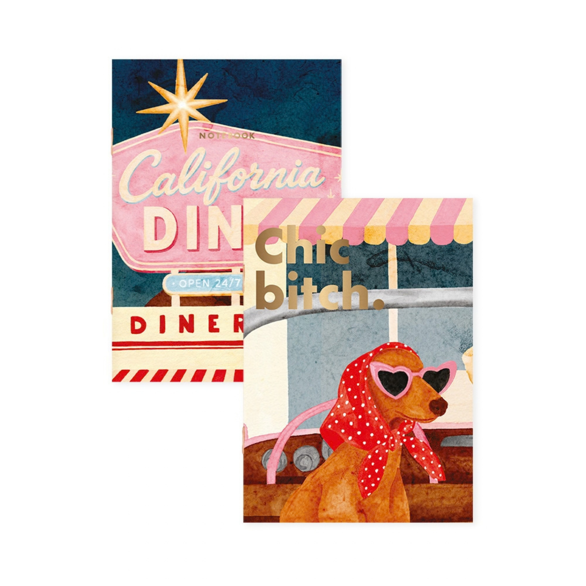 Set di Quaderni Duo California Diner