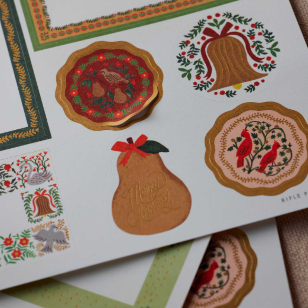 Stickers Set Christmastide Rifle Paper