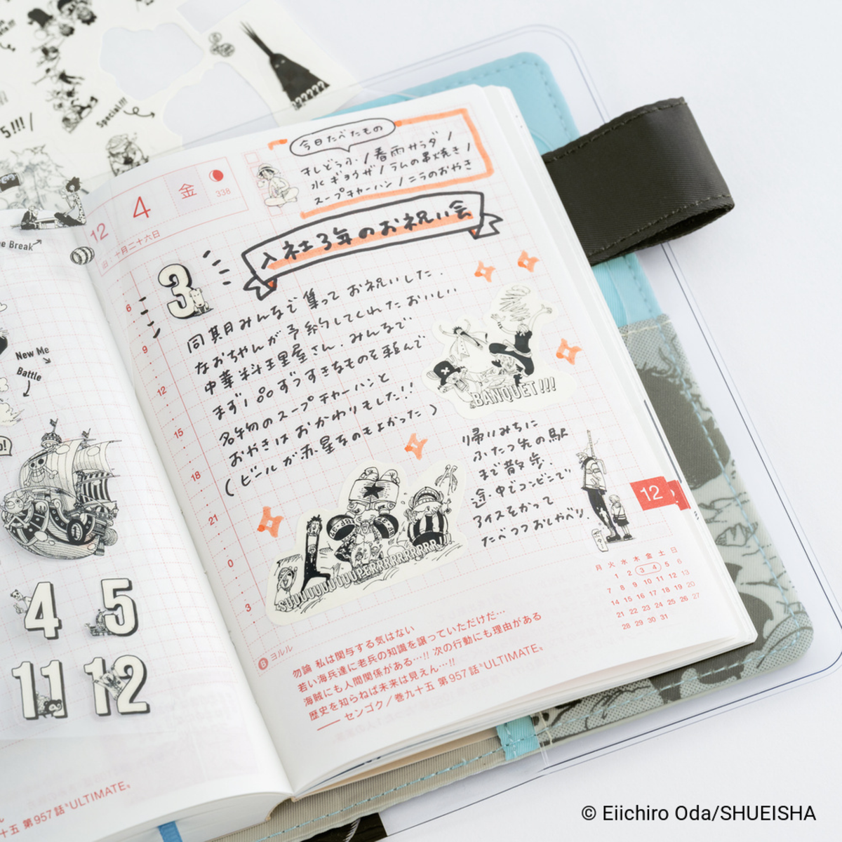 Hobonichi Accessories: One Piece Sticker Set