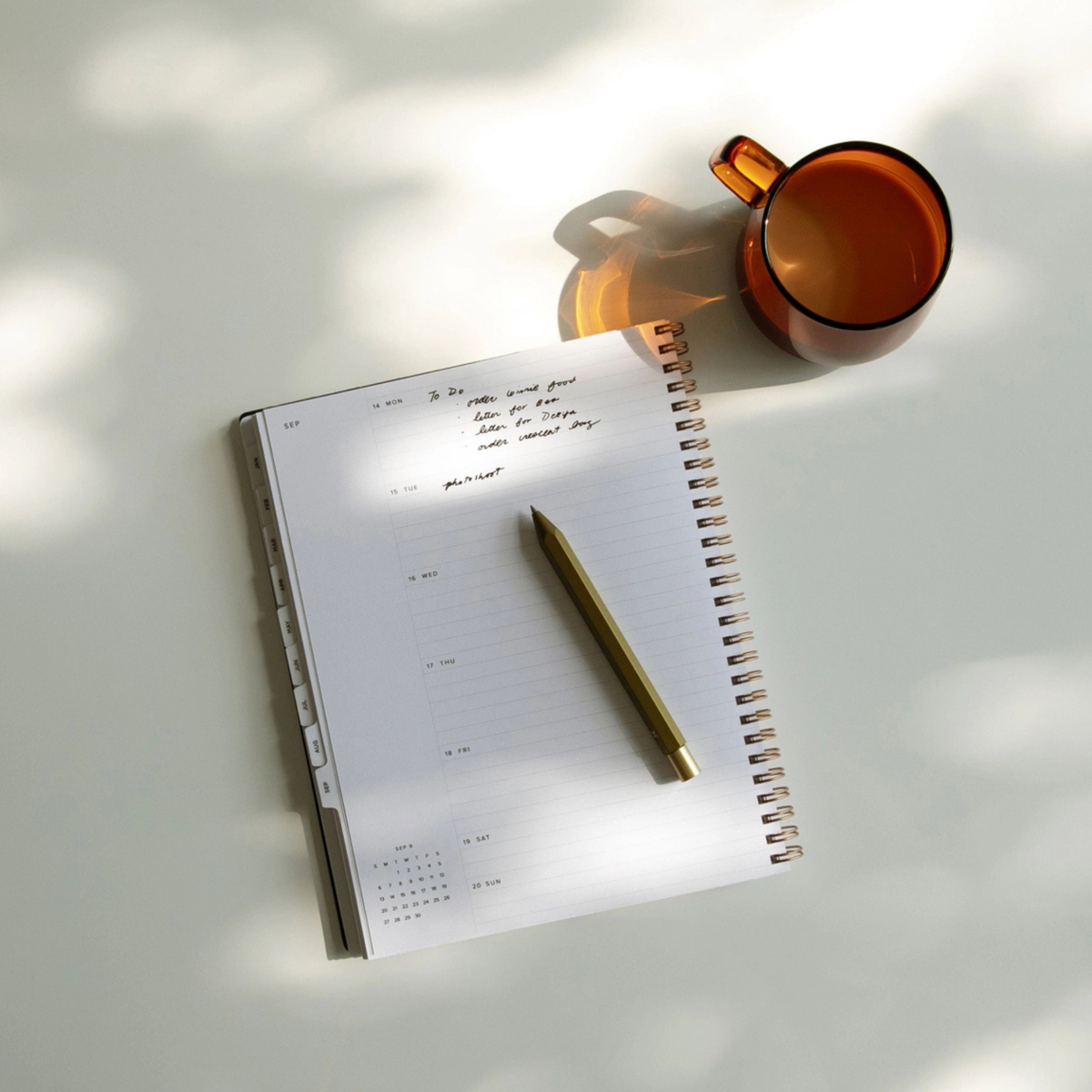 Agenda Year Task Planner 2027 - Espresso