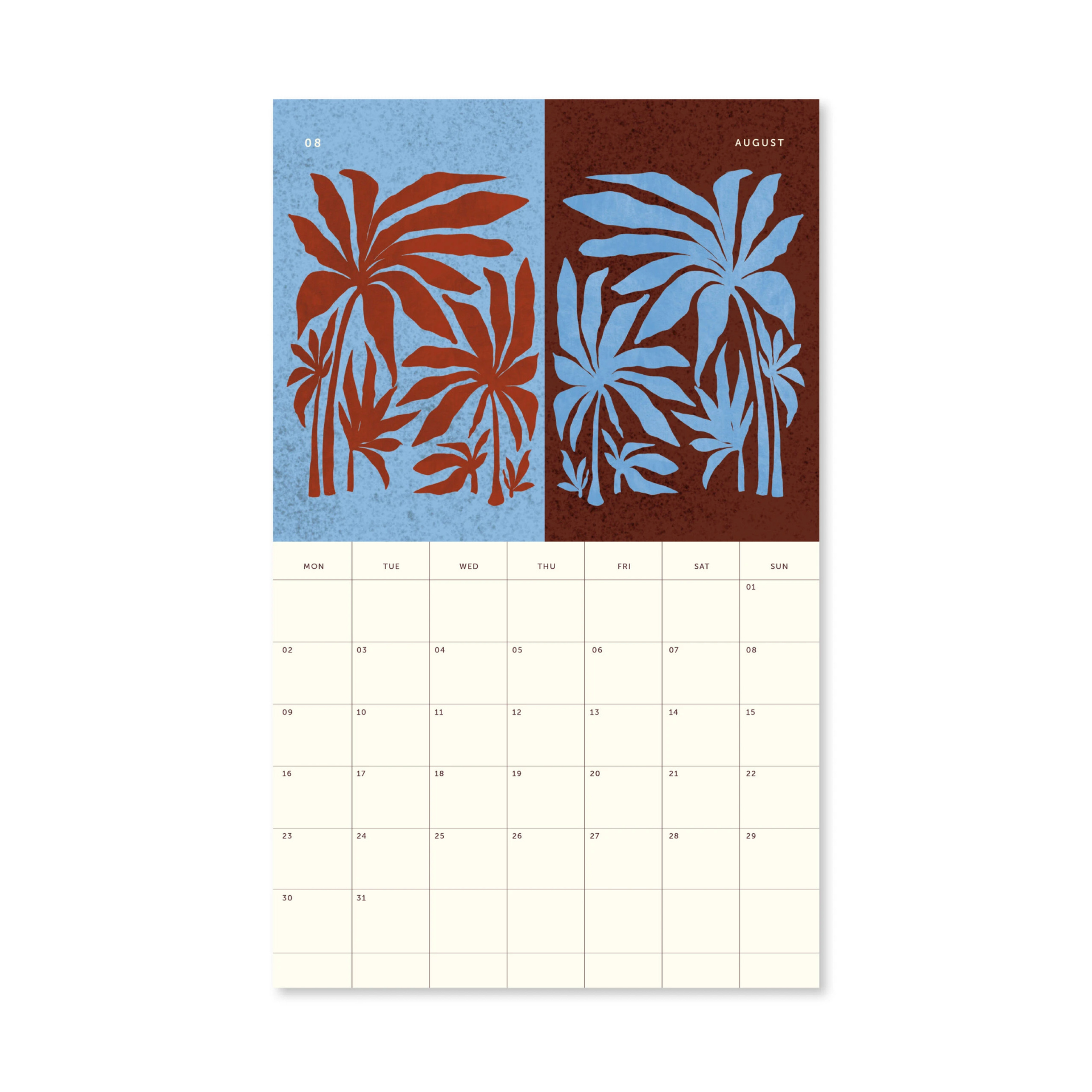 Calendario 2027 - Blue&Pink