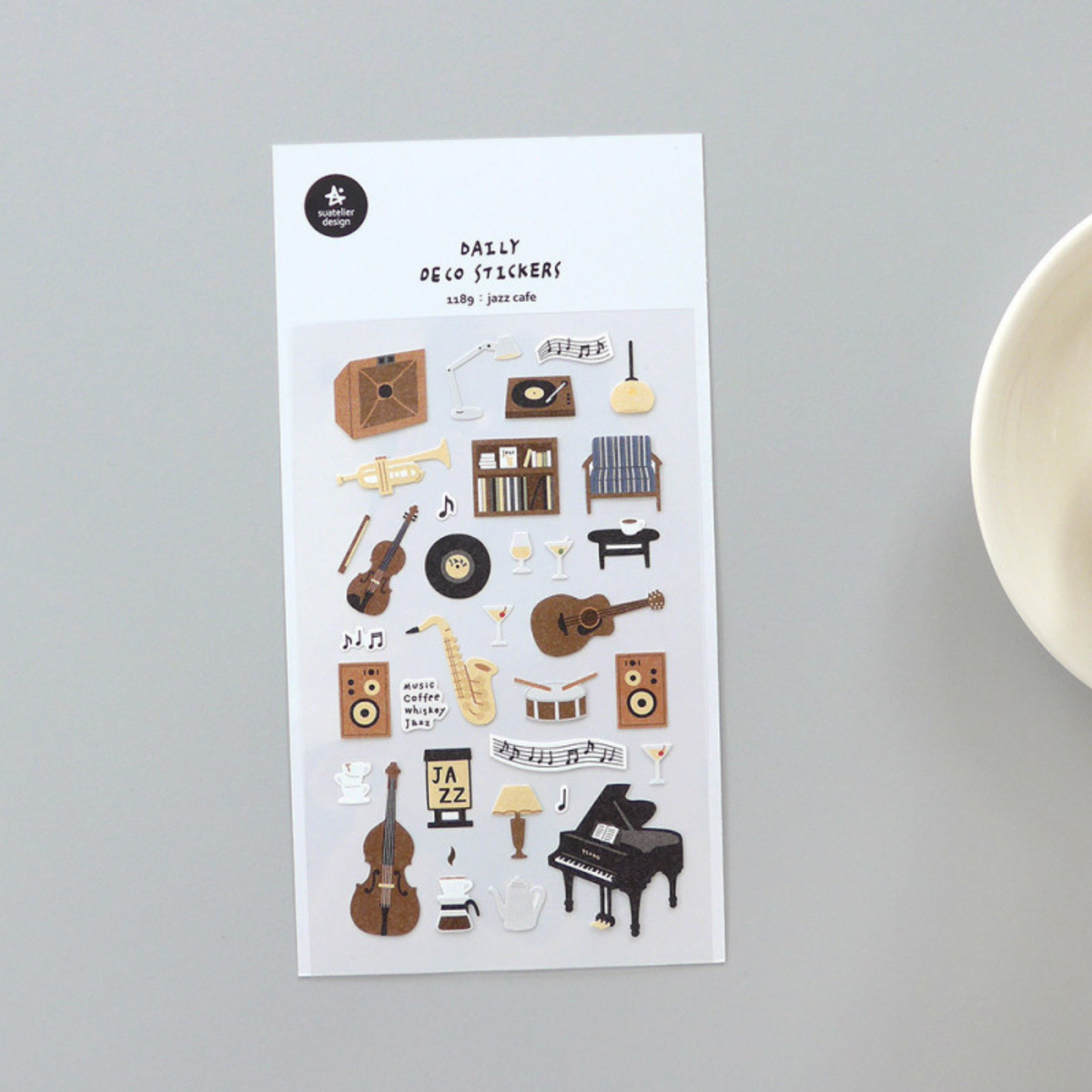 Stickers Daily Deco - Jazz cafe