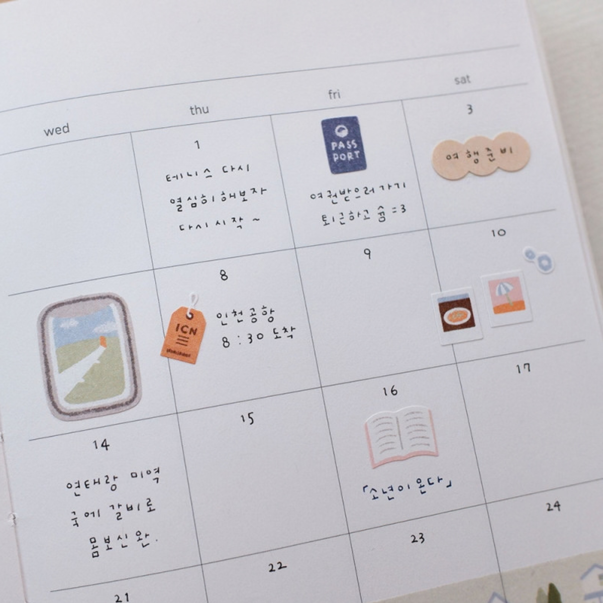 Stickers Daily Deco - Happy journey