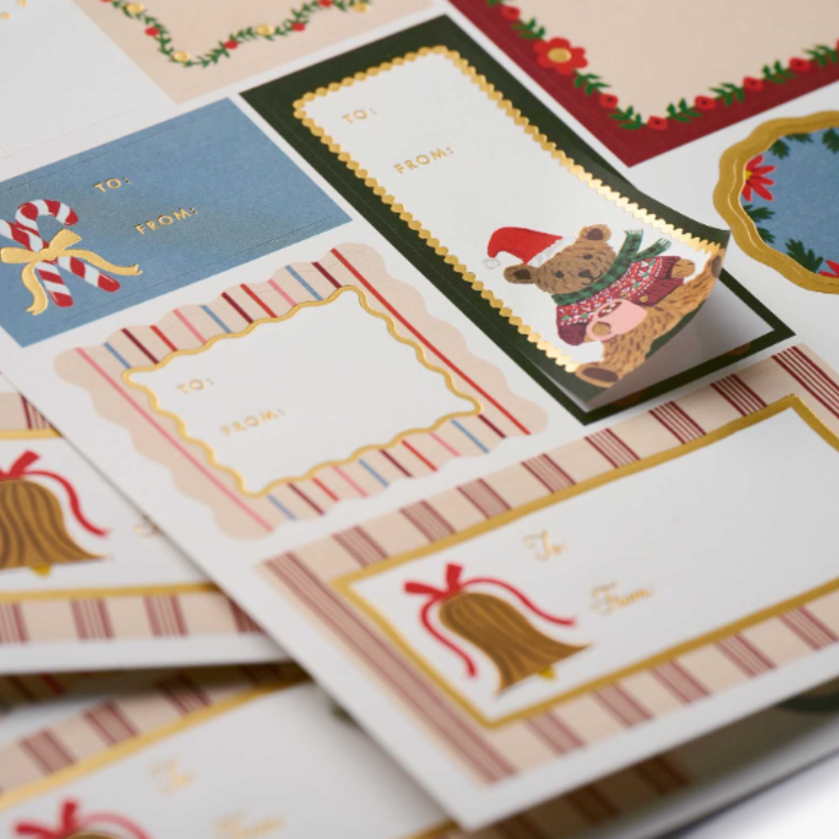Stickers Set Beary Christmas Rifle Paper