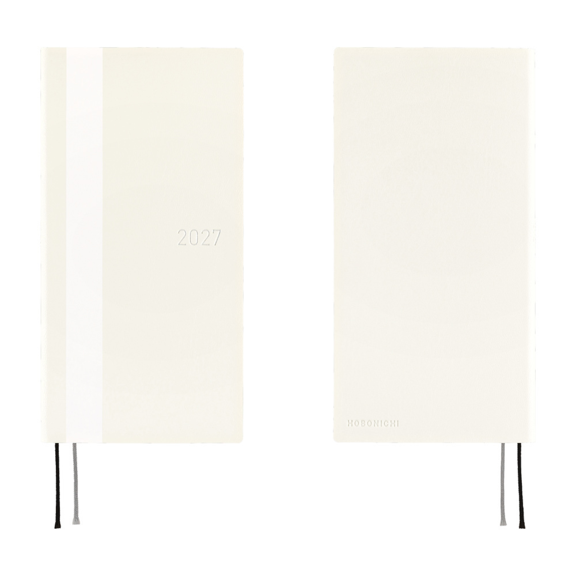 Hobonichi Weeks 2027 - White Line Ivory