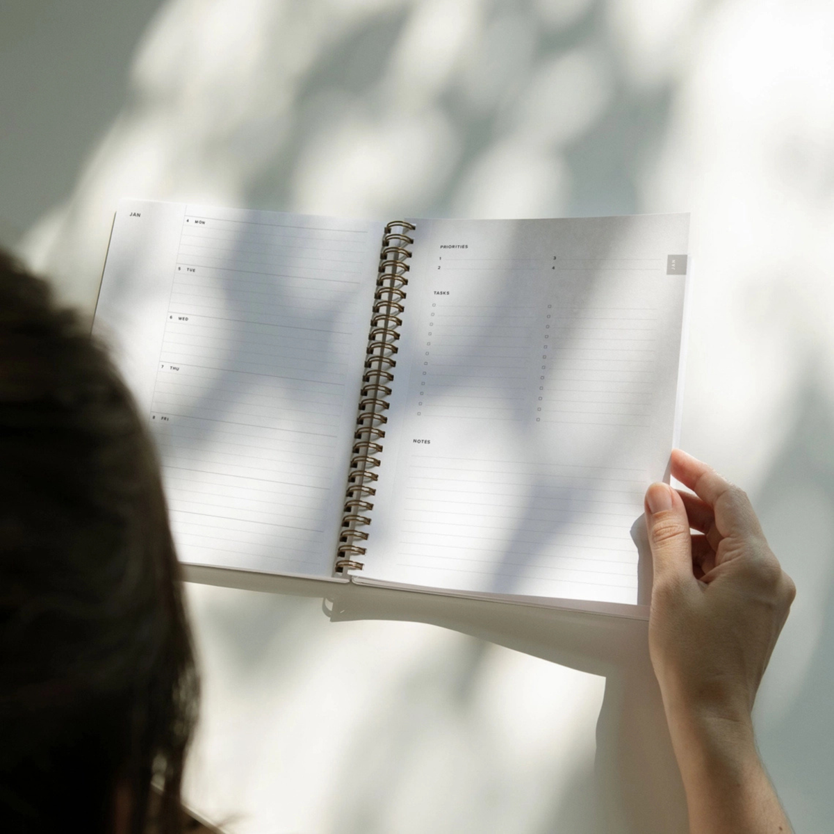 Agenda Year Task Planner 2027 - Compact Green