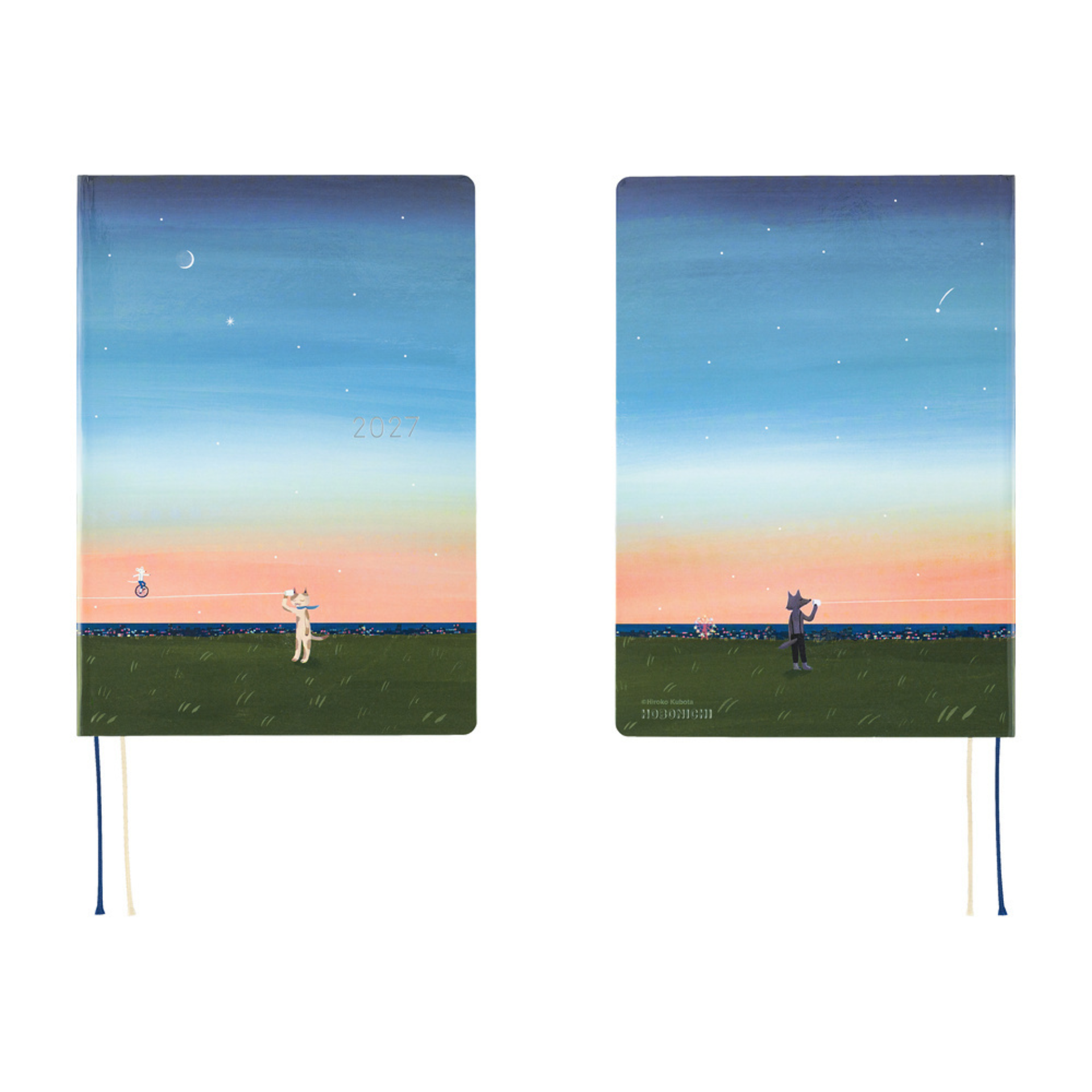 Hobonichi HON A5 2027  - Hiroko Kubota String Telephone Until the Moon is Full