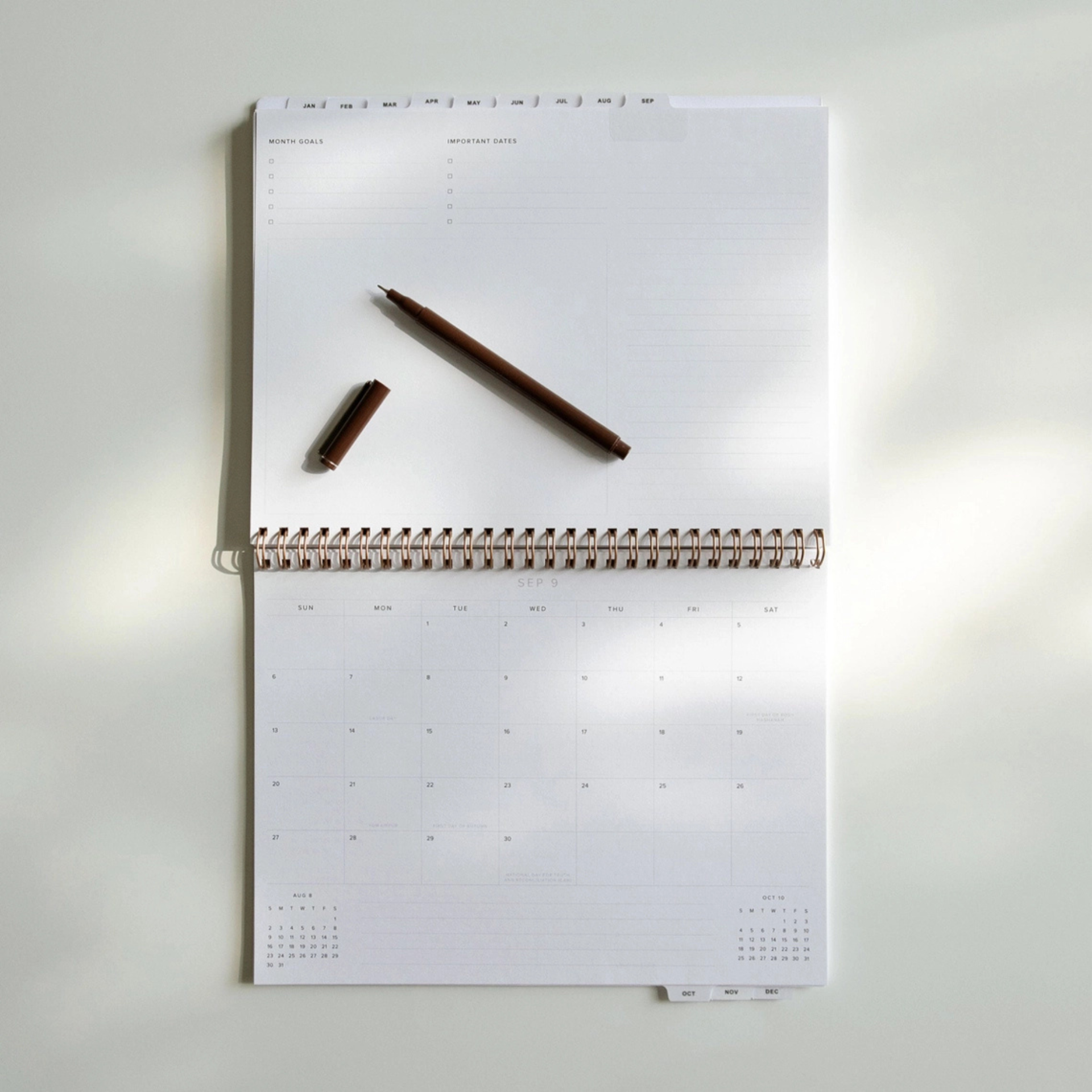Agenda Weekly Task Planner Horizontal 2027 - Lavender