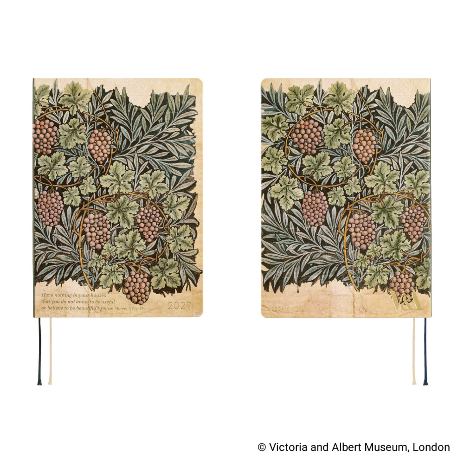 Hobonichi HON A5 2027  - V&A Vine