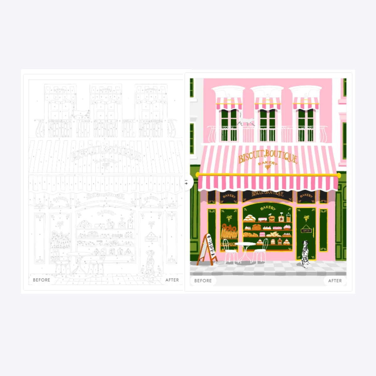 Paint by Numbers - Bakery