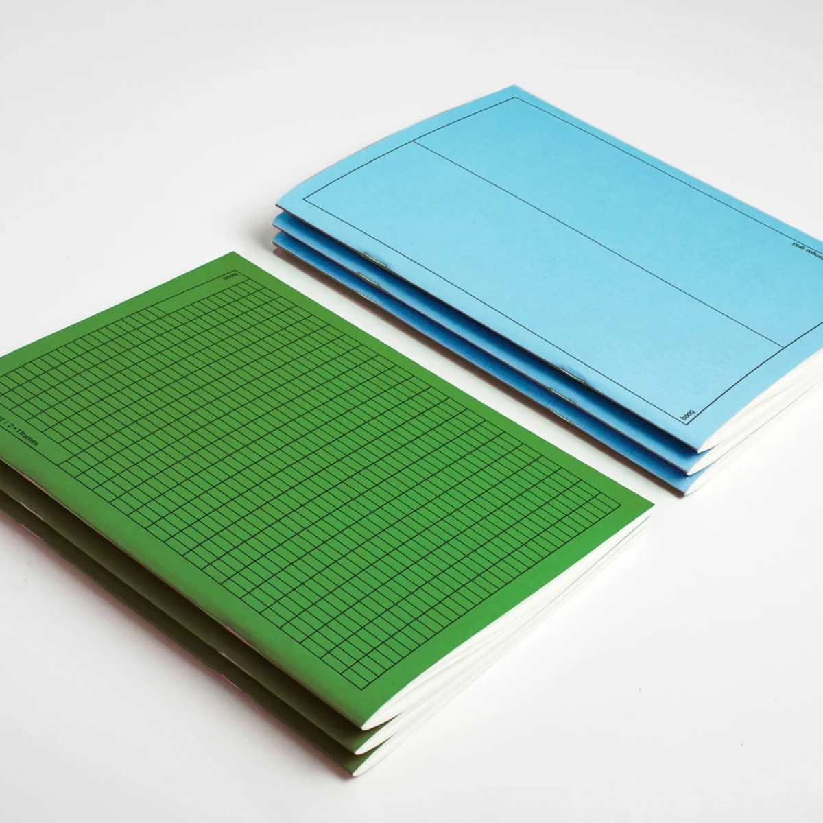 Notebook Booq double side - green&blue