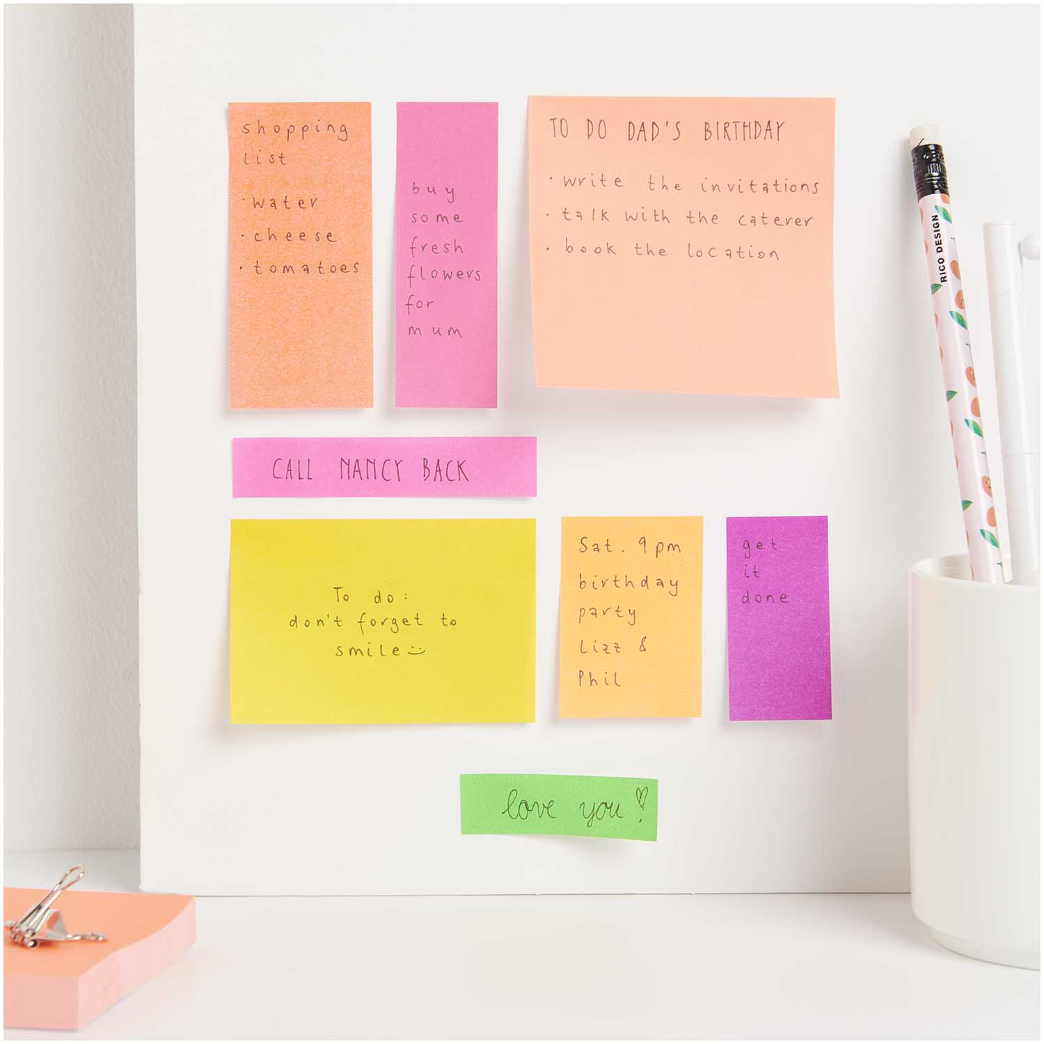 Rico Design Notes Sticky Notes Set Pastel