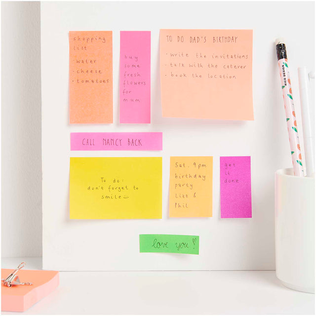 Sticky Notes Set Neon – SayPaper
