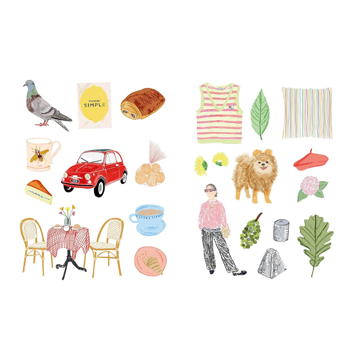 Zoé de La Cases - Paris Stickers book