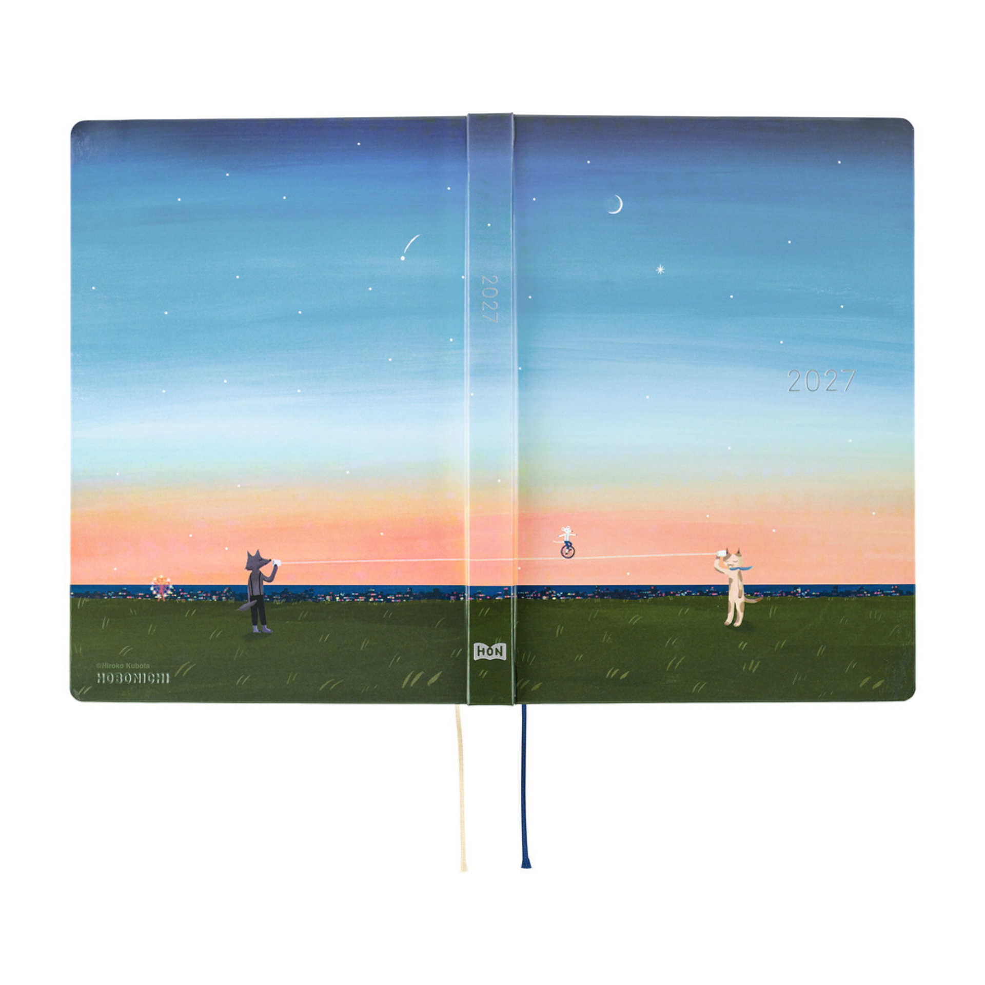 Hobonichi HON A5 2027  - Hiroko Kubota String Telephone Until the Moon is Full