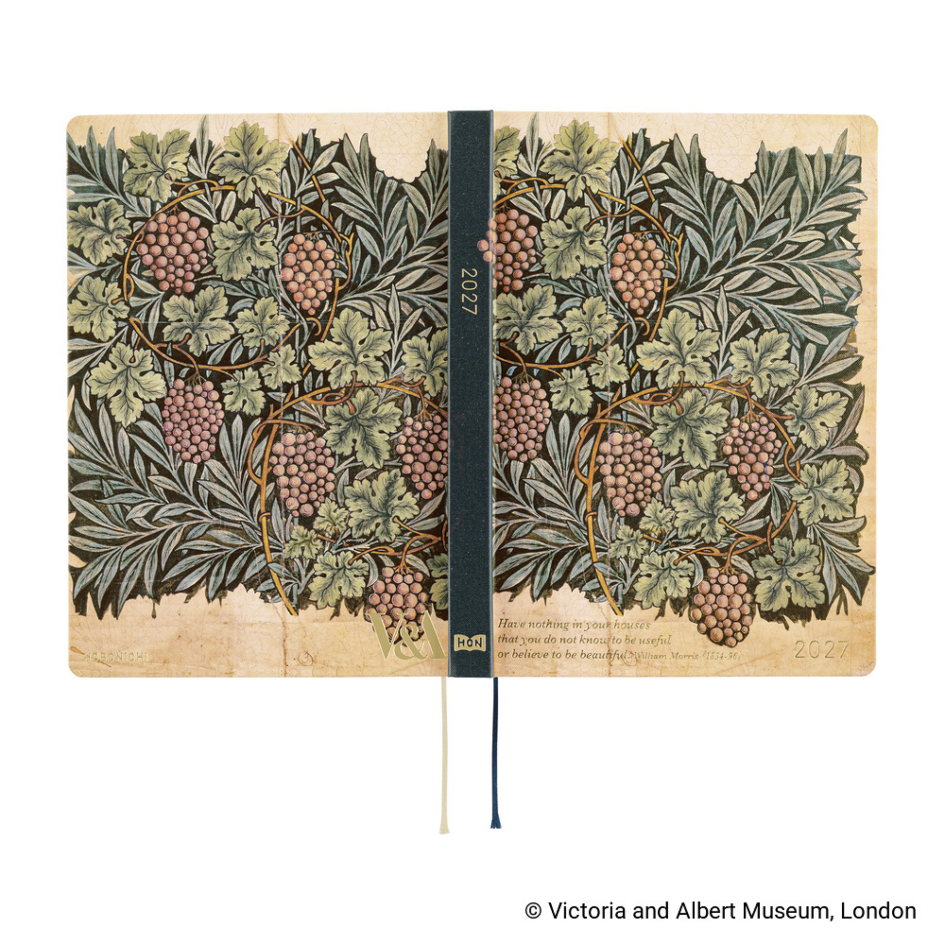 Hobonichi HON A5 2027  - V&A Vine