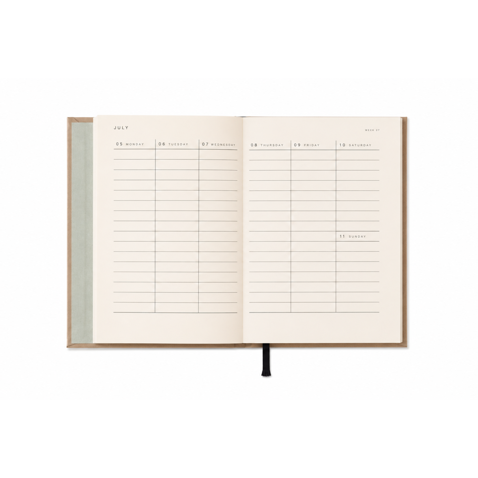 Agenda Alva Small 2027 - Sand