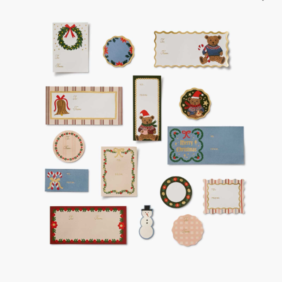Stickers Set Beary Christmas Rifle Paper