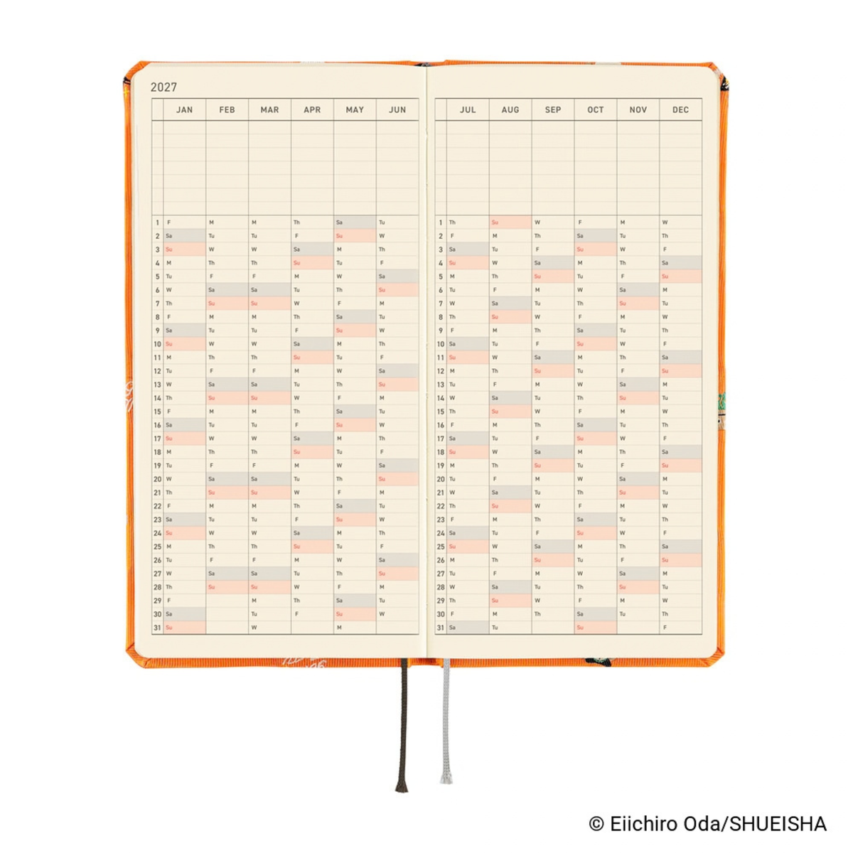 Hobonichi Weeks 2027 - ONE PIECE magazine: Very Very Merry!