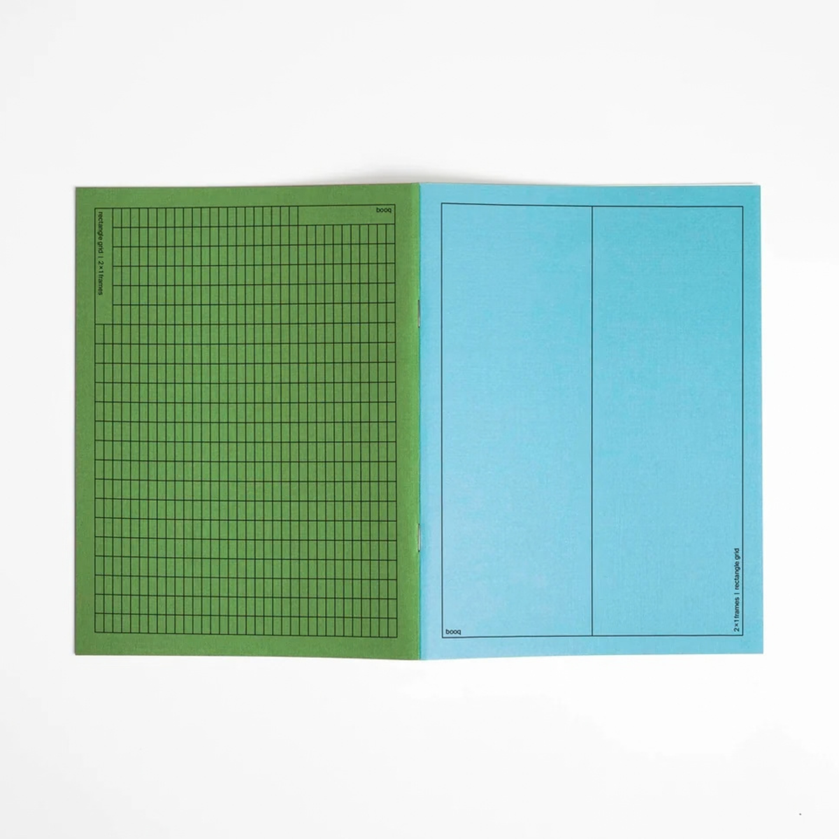 Notebook Booq double side - green&blue