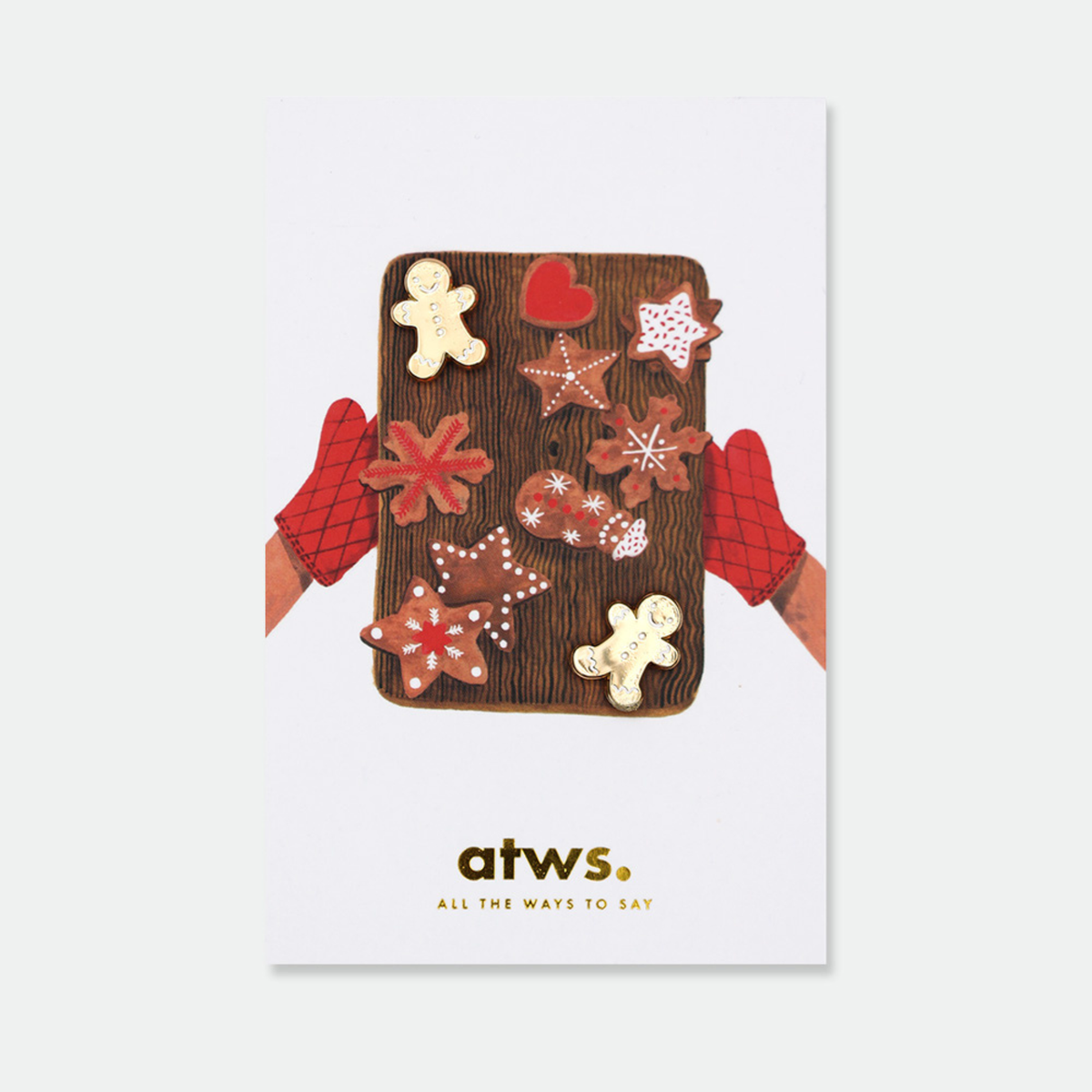 Spilla Gingerbread Duo