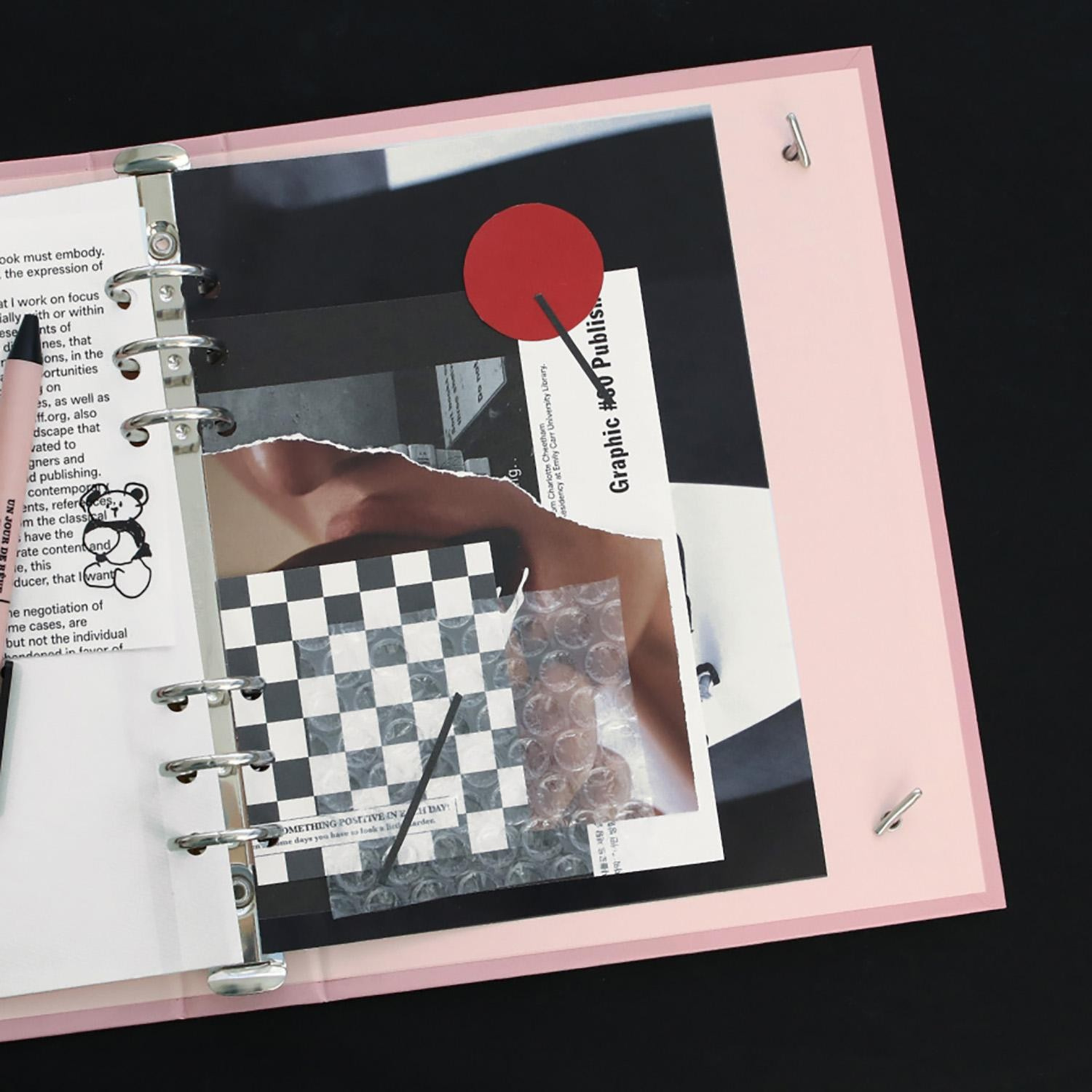 Record On 6 Ring Binder A5