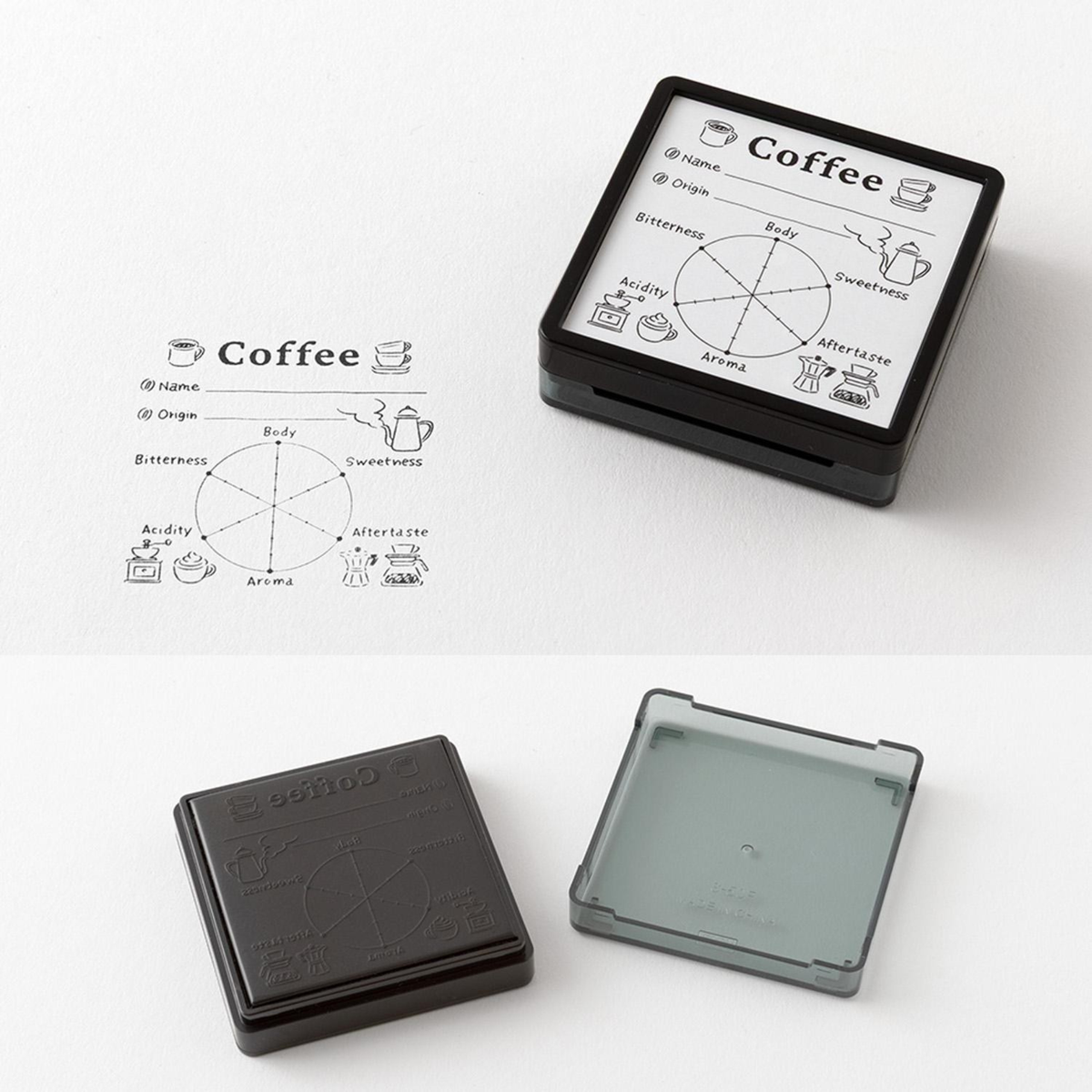 Timbro Paintable Pre-inked - Coffee