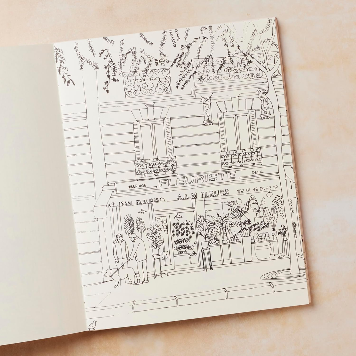 Zoé de Las Cases - Colouring Book Paris