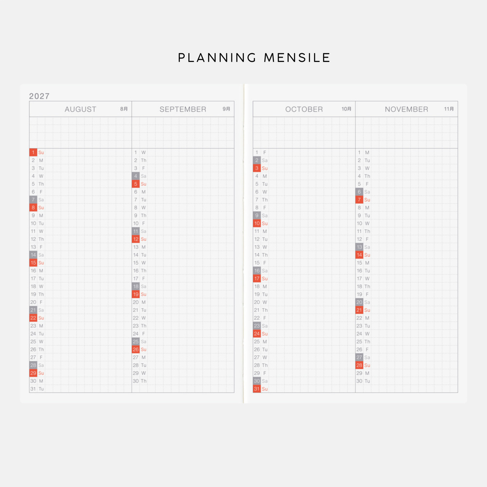 Hobonichi Techo Original Book A6