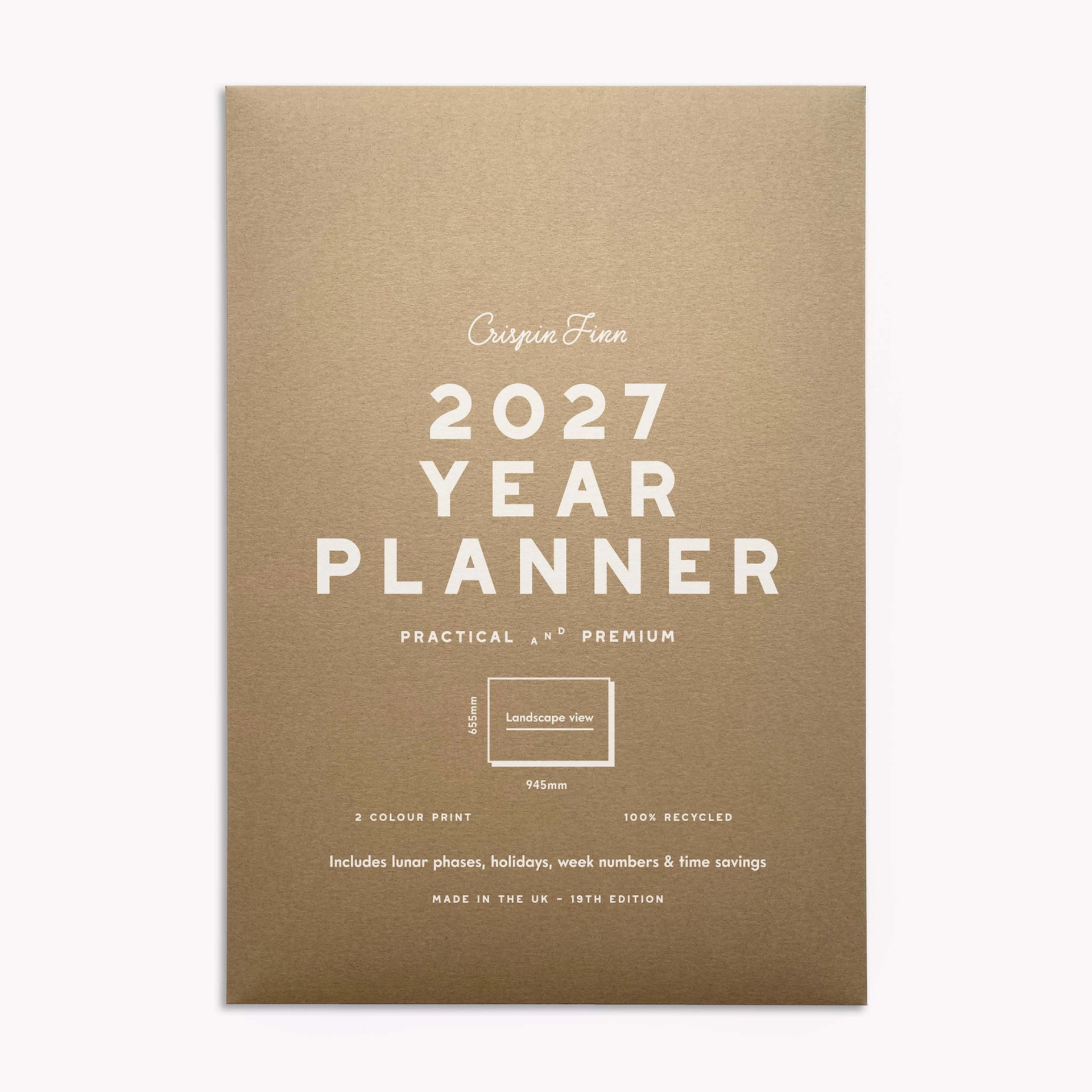 2027 Year Planner - Landscape View