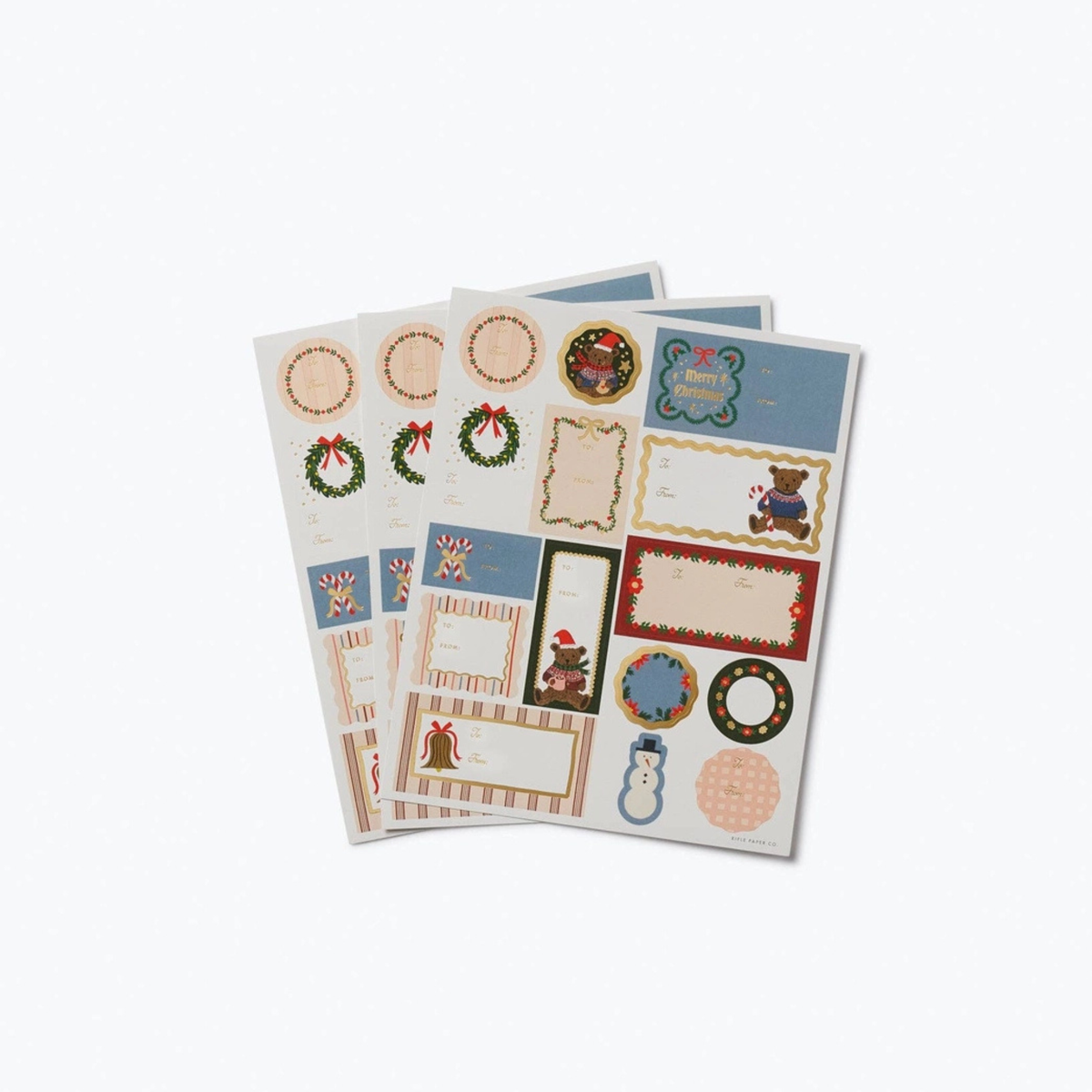 Stickers Set Beary Christmas Rifle Paper