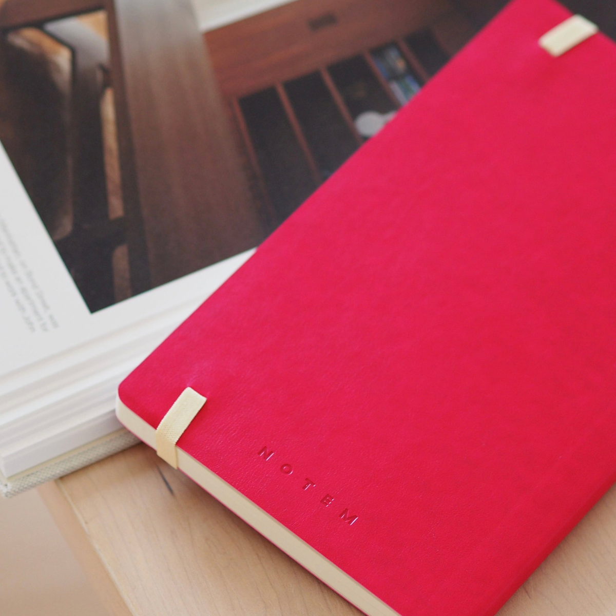 Flow Notebook Medium - Dark Rose