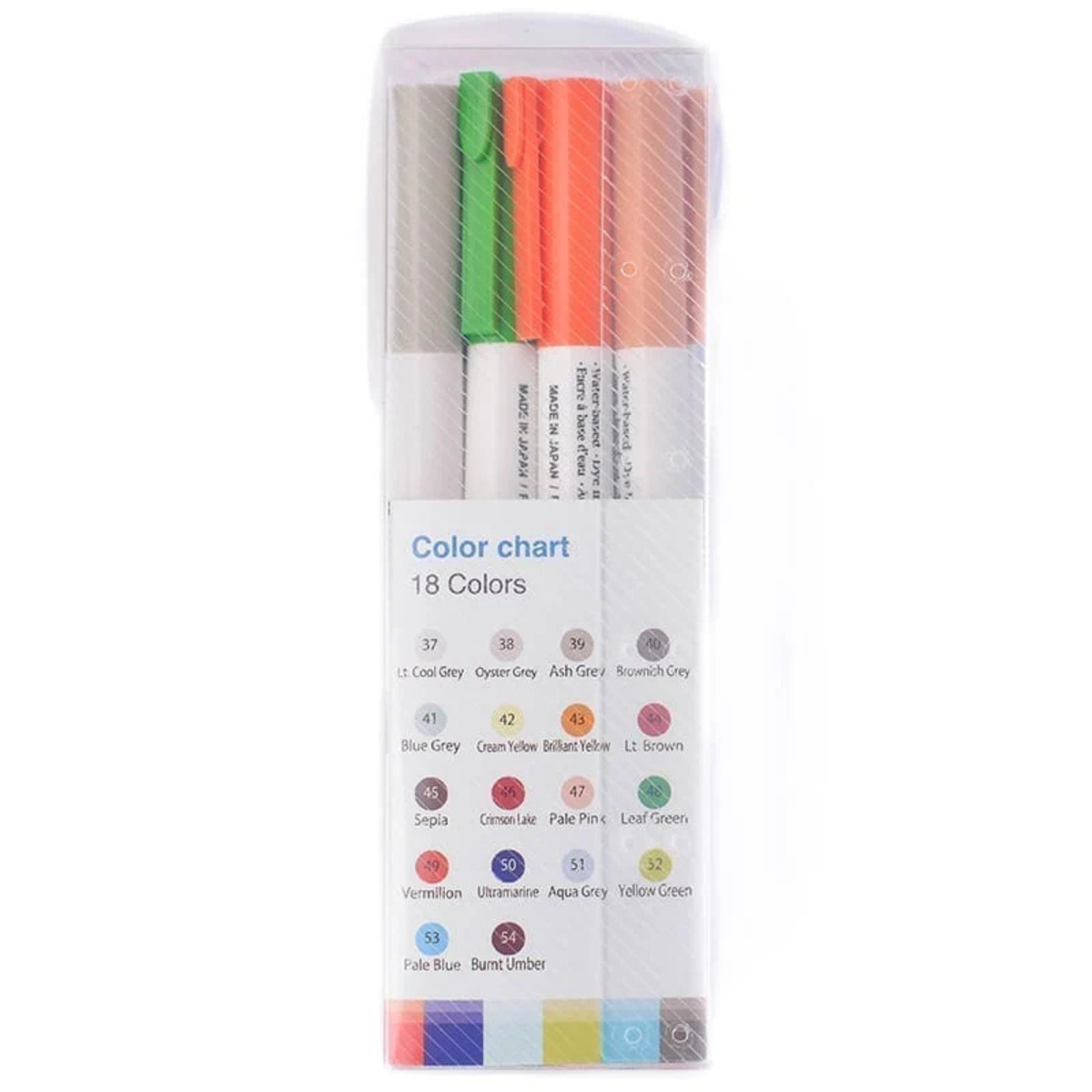 Artist Brush #1100 Marvy Huchida - set 18 colori C