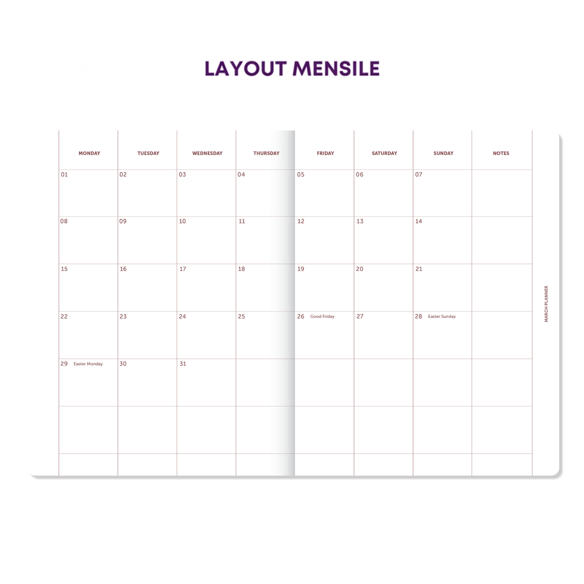 Agenda A-Planner Linen 2027
