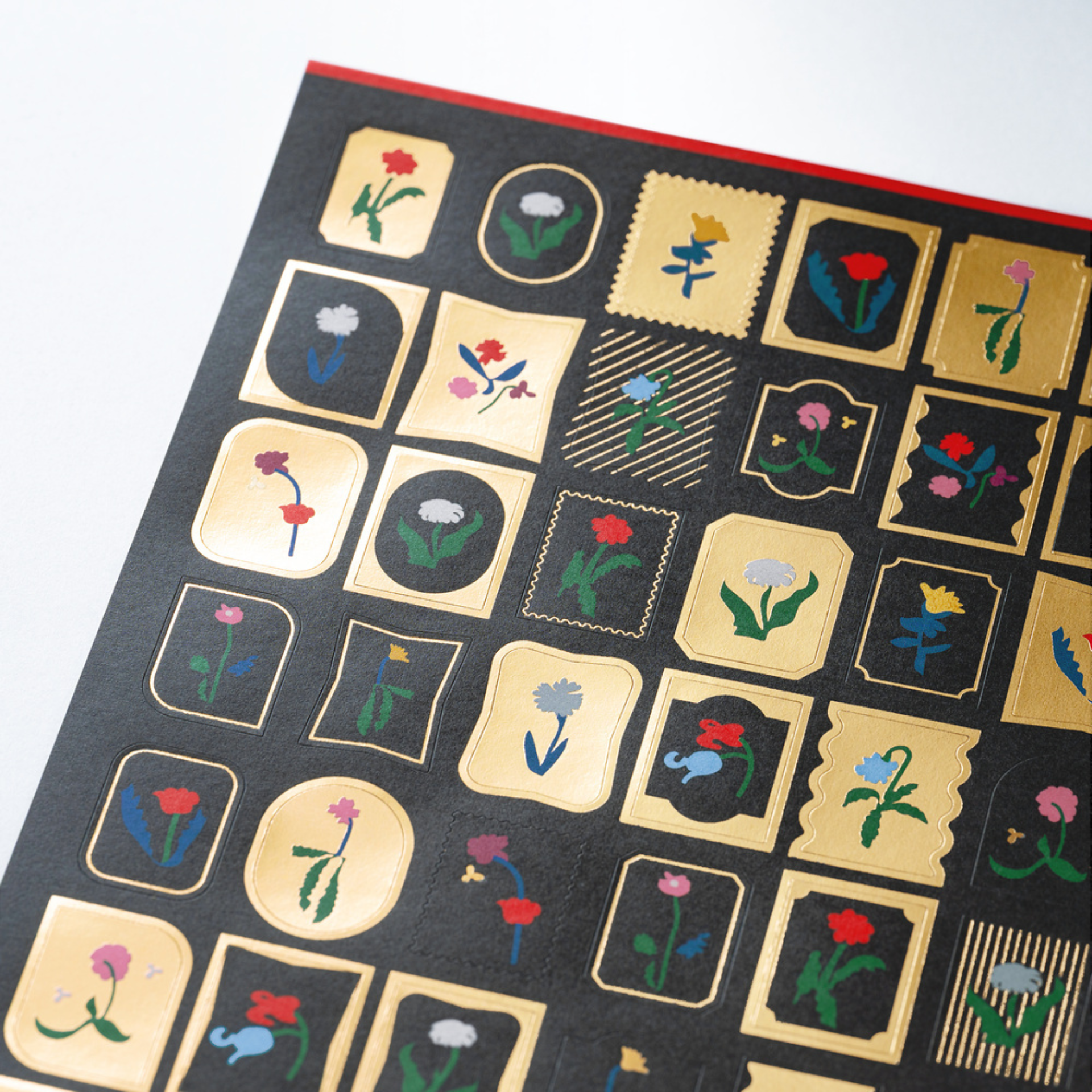 Hobonichi Accessories - Foil-Stamped Stickers (Petit Bloom)