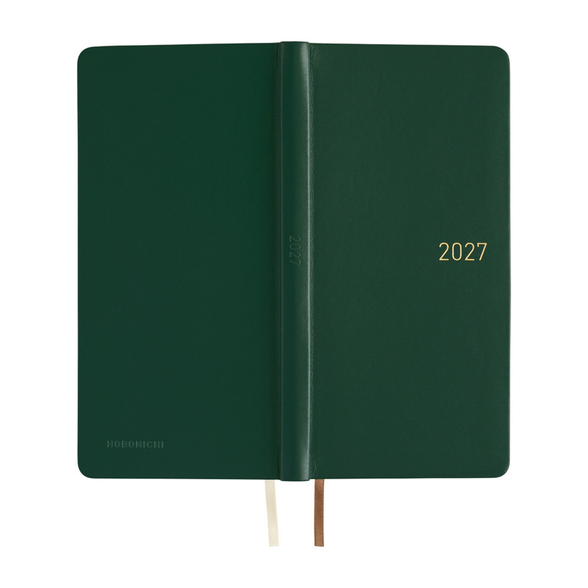 Hobonichi Weeks 2027 - Leather Forest Green