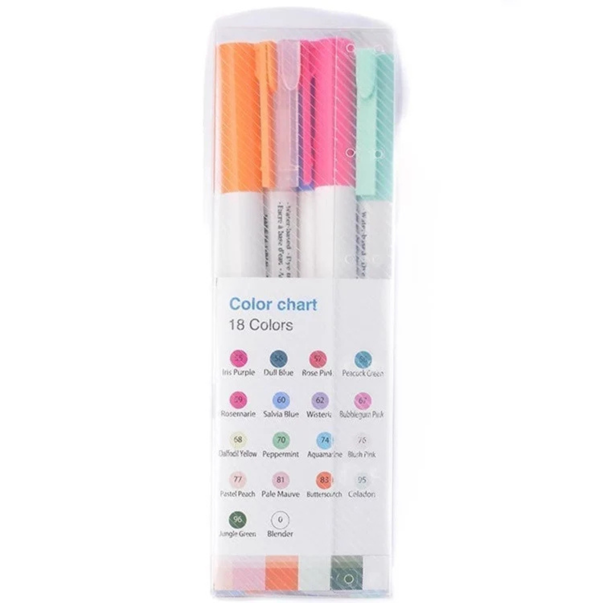 Artist Brush #1100 Marvy Huchida - set 18 colori D