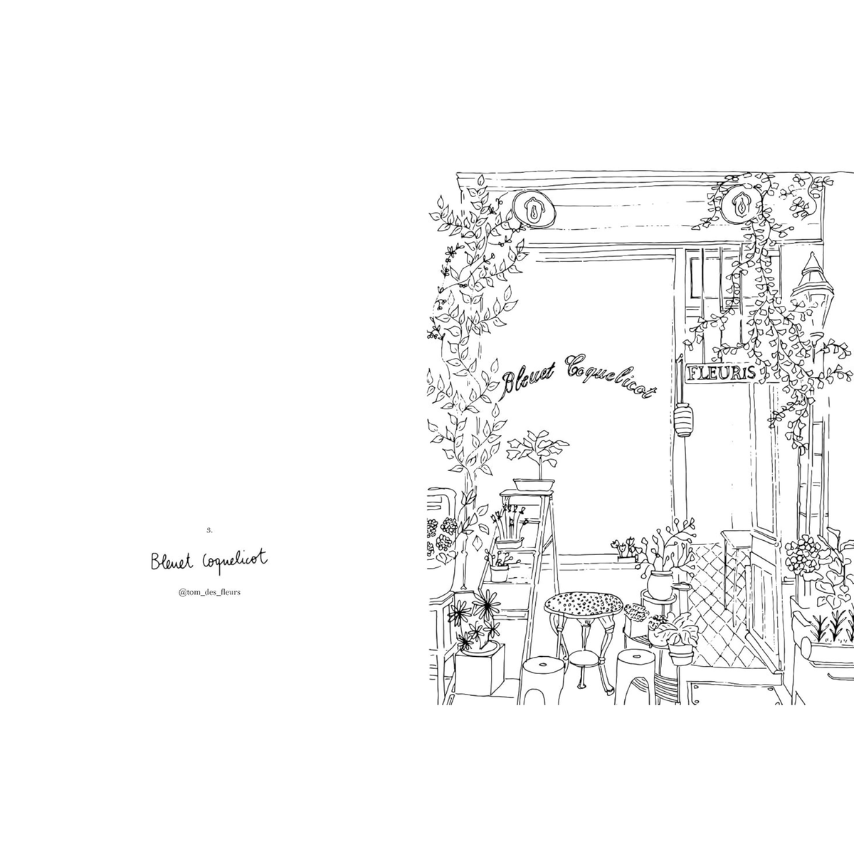 Zoé de Las Cases - Colouring Book Fleurs