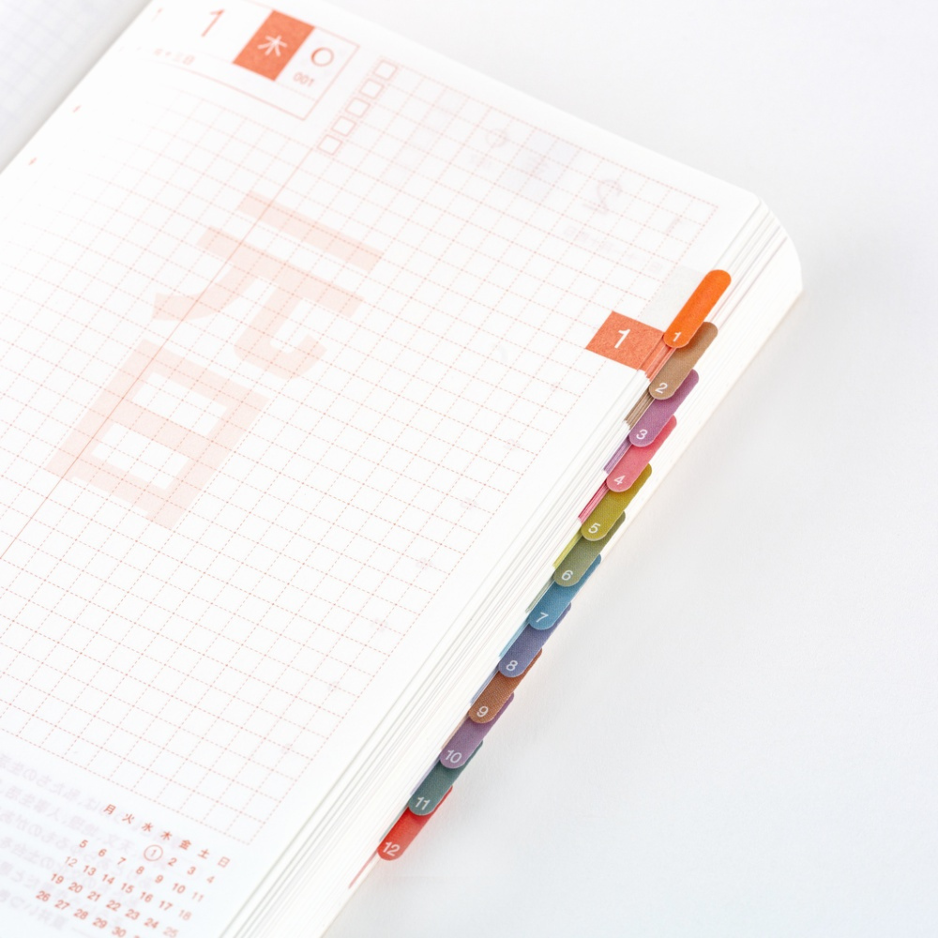 Hobonichi Accessories: TSUKI no IRO: Index Stickers